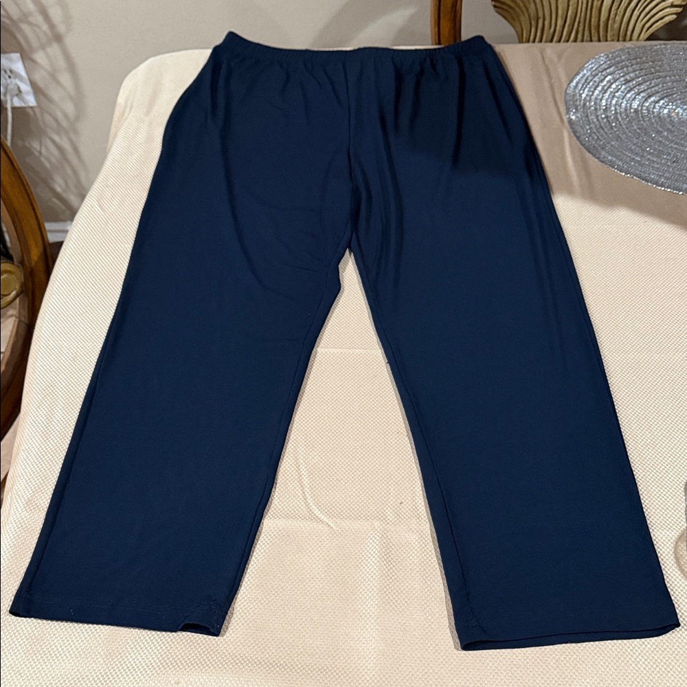 Women’s Soft stretchy Navy Blue Pants size XL by Rafael